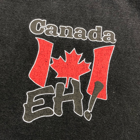 Vintage Alstyle Apparel Activewear Men's T-Shirt Canada Eh - Picture 8 of 10